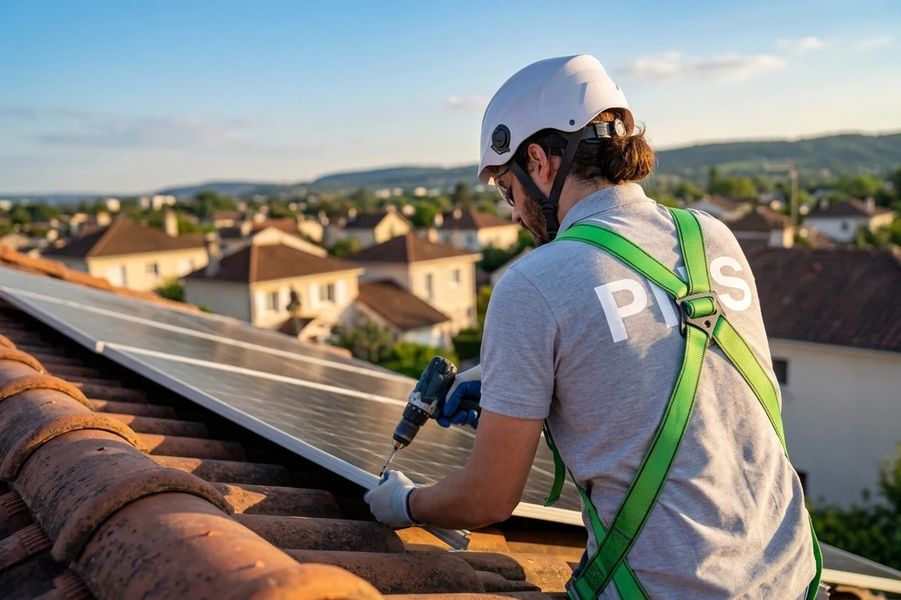 Installation de panneaux solaires en toiture à Sarcelles
